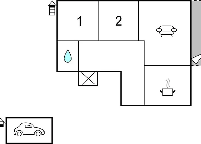 Lejlighed 2 Bedroom Amazing In *